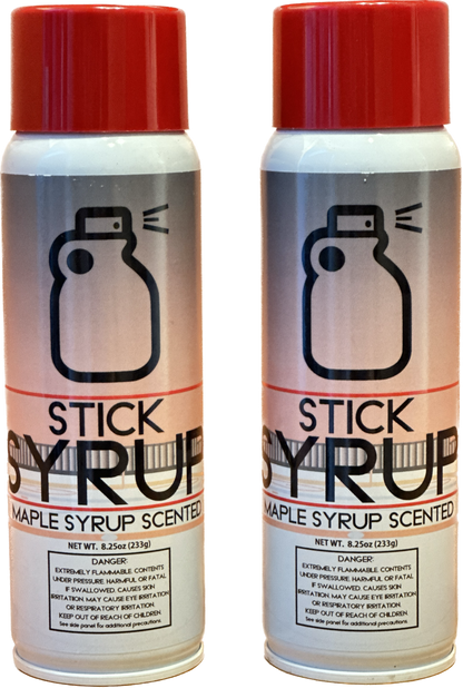 Sticky Note Syrup Stick Syrup - Maple Syrup Scented Aerosol Hockey Tape Enhancer
